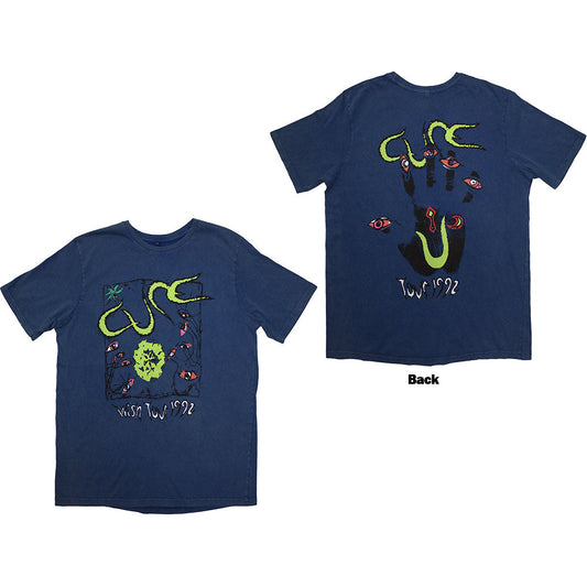 THE CURE Stone Wash T-Shirt, Wish Tour '92