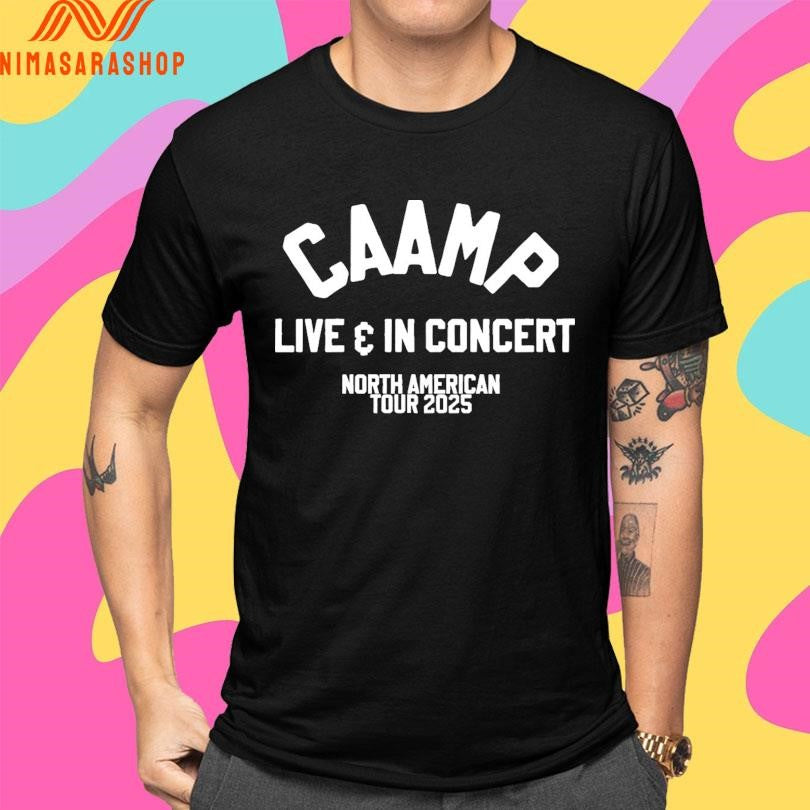 Caamp Live And In Concert North American Tour 2025 Shirts