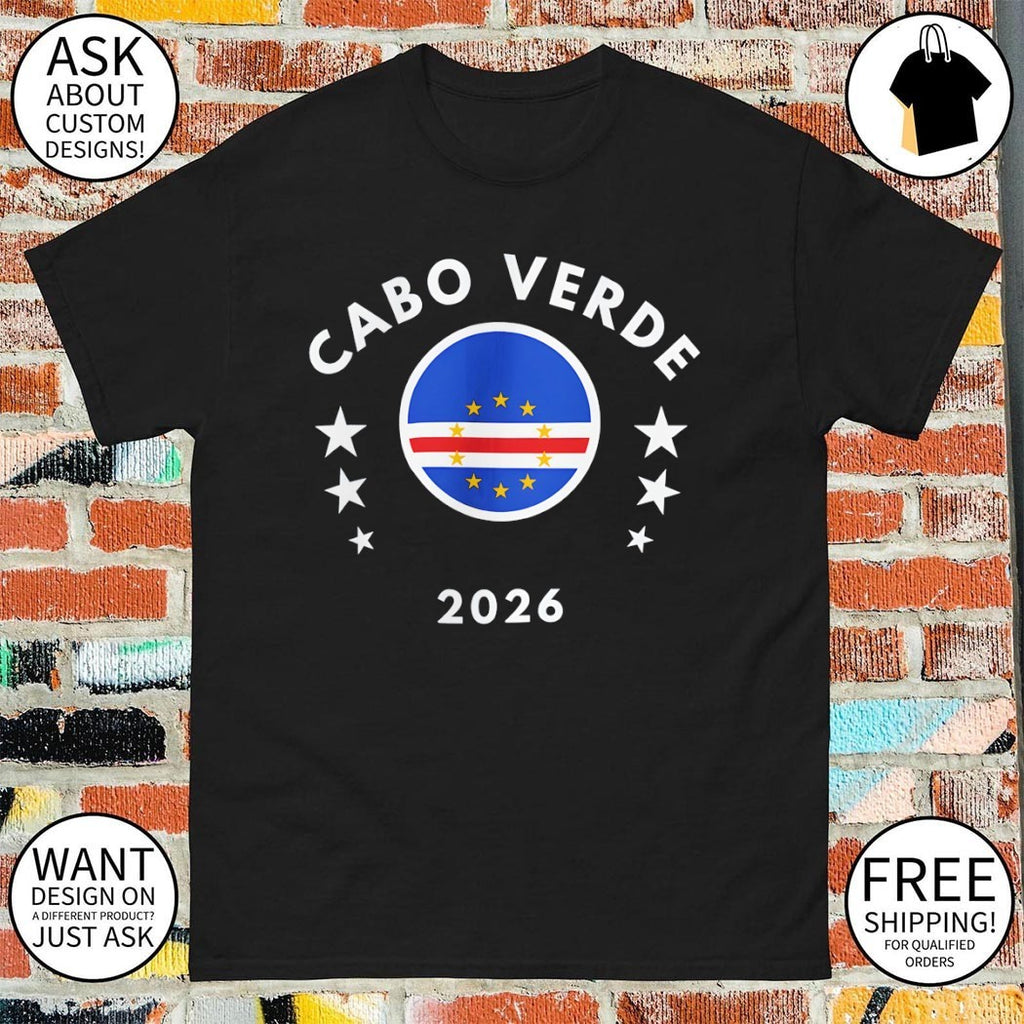 Cabo Verde Soccer flag 2026 World Cup 2026 shirt