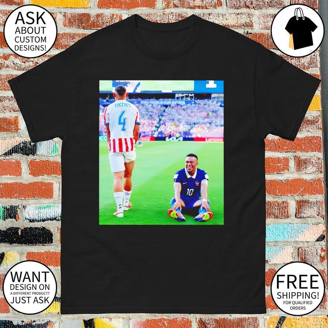 Caceres vs Kylian Mbappe World Cup 2026 shirt