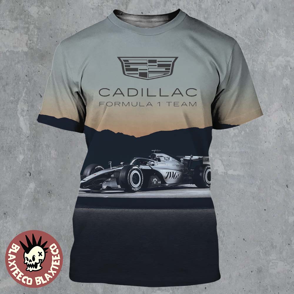 Cadillac Formula 1 Team Debut Car Closer Look All Over Print Shirt