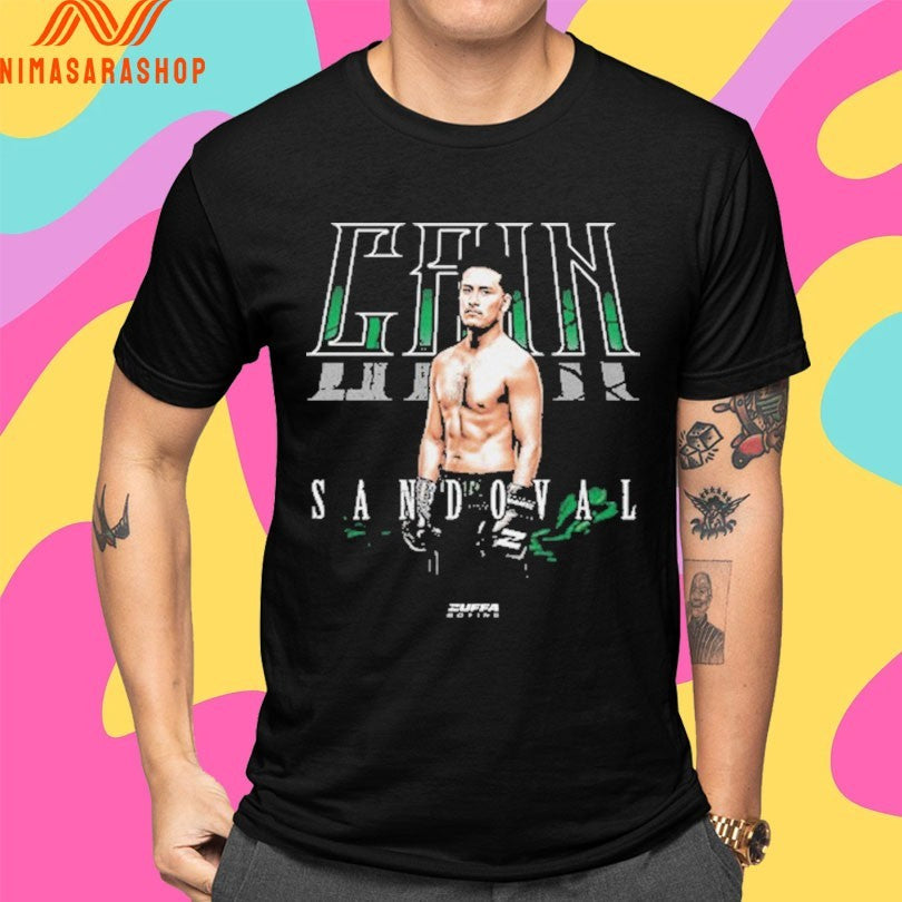 Cain Sandoval Zuffa Boxing Name Repeat Shirts