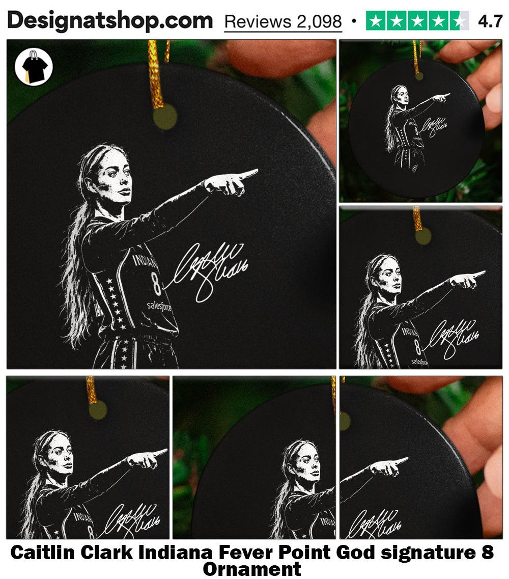Caitlin Clark Indiana Fever Point God signature 8 shirt