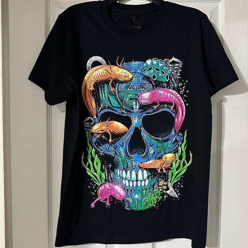 Calavera Axoloth t-shirt Casual Cotton Hoodie, Sweatshirt | UrbanDripWear.com