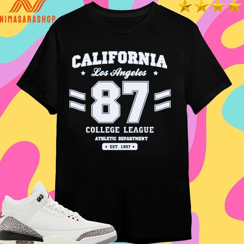 California Los Angeles 87 College League Athletic Departmen Est 1997 Shirts