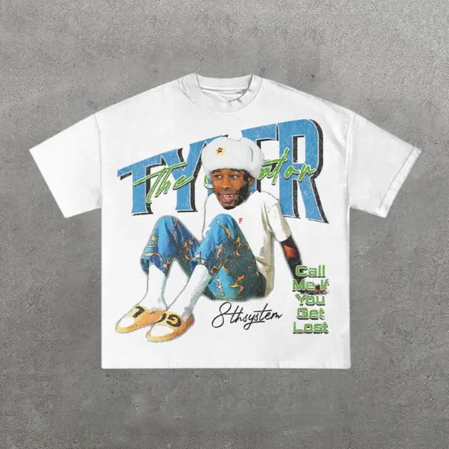 Call Me If You Get Lost T-shirt, Vintage Tyler The Creator Graphic Tee, Y2k, Hip Hop, Unisex T-Shirt, Gift For Men Women...