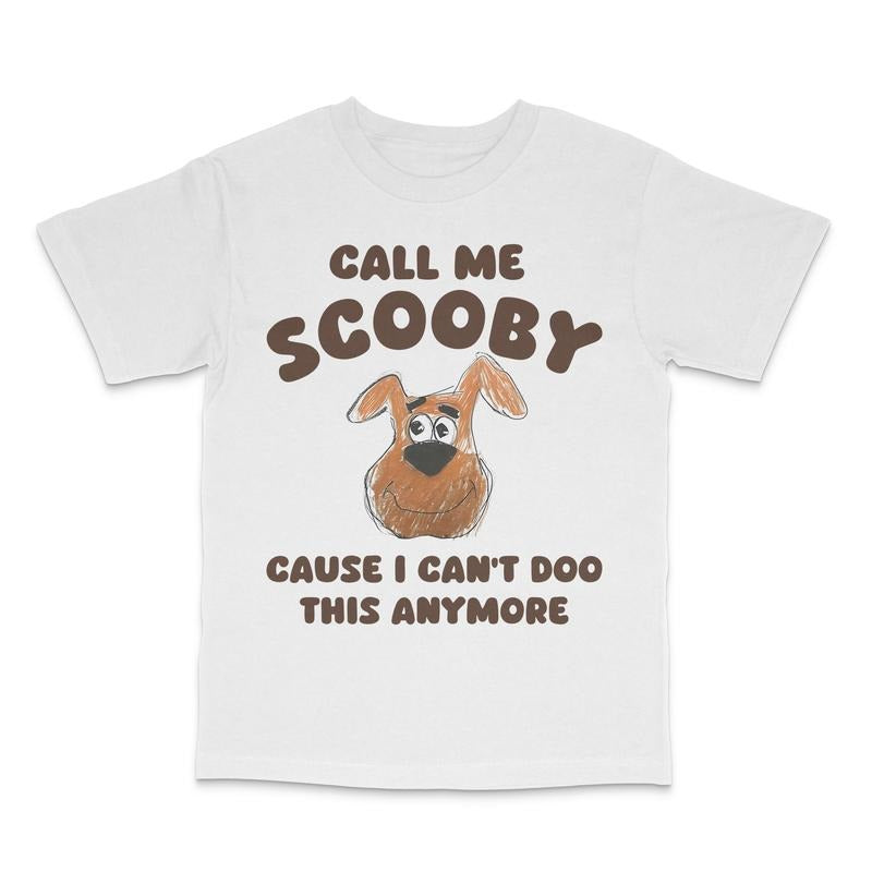 Call Me Scooby Custom Printed T-shirt Hoodie, Sweatshirt | UrbanDripWear.com