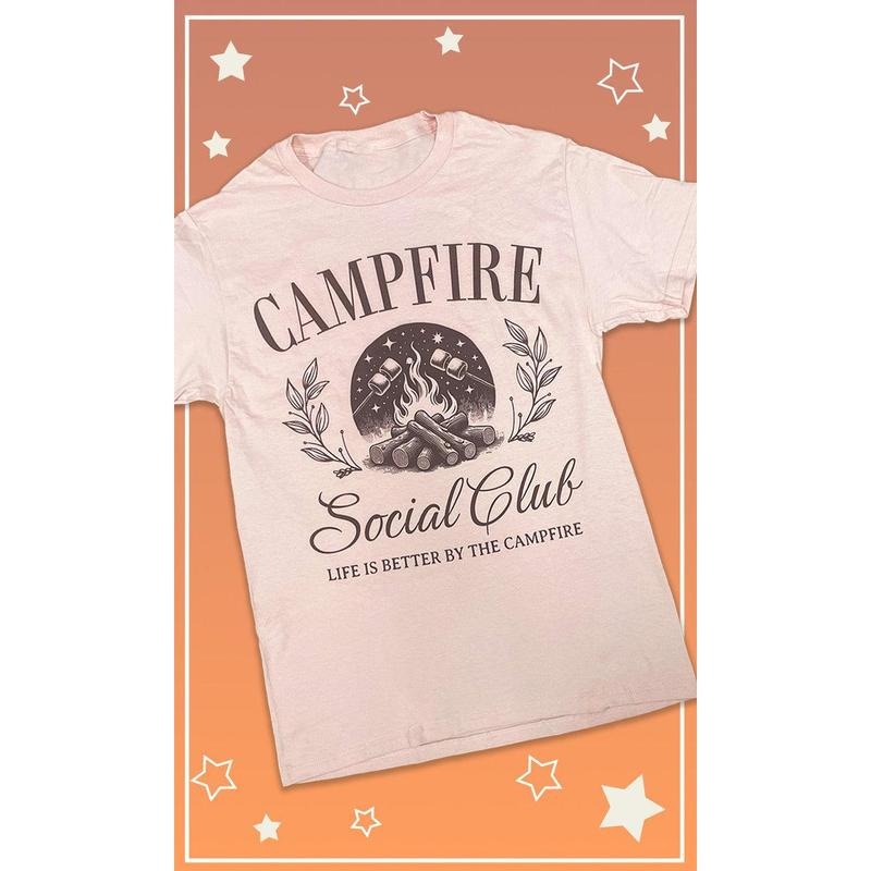 Campfire Social Club Graphic T-Shirt Hoodie, Sweatshirt | UrbanDripWear.com