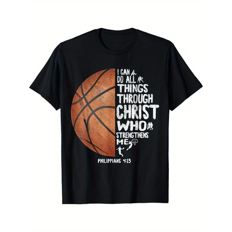 Can do all things through Christ Philippians 4:13 Basketball T-Shirt made in usa Hoodie, Sweatshirt | UrbanDripWear.com