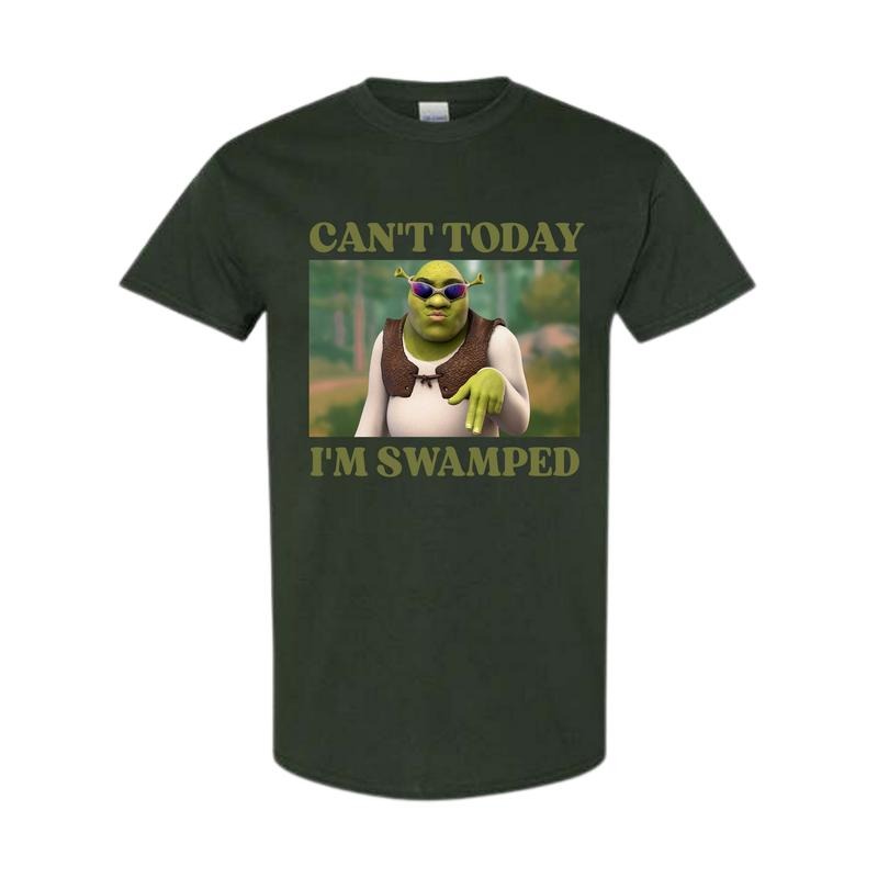 Can't Today I'm Swamped - Unisex T-Shirt, Funny Shirt Classic Cotton Hoodie, Sweatshirt | UrbanDripWear.com