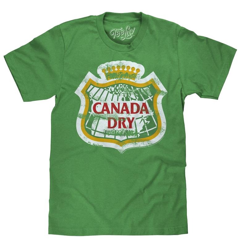 Canada Dry Distressed Logo T-Shirt - Green Hoodie, Sweatshirt | UrbanDripWear.com