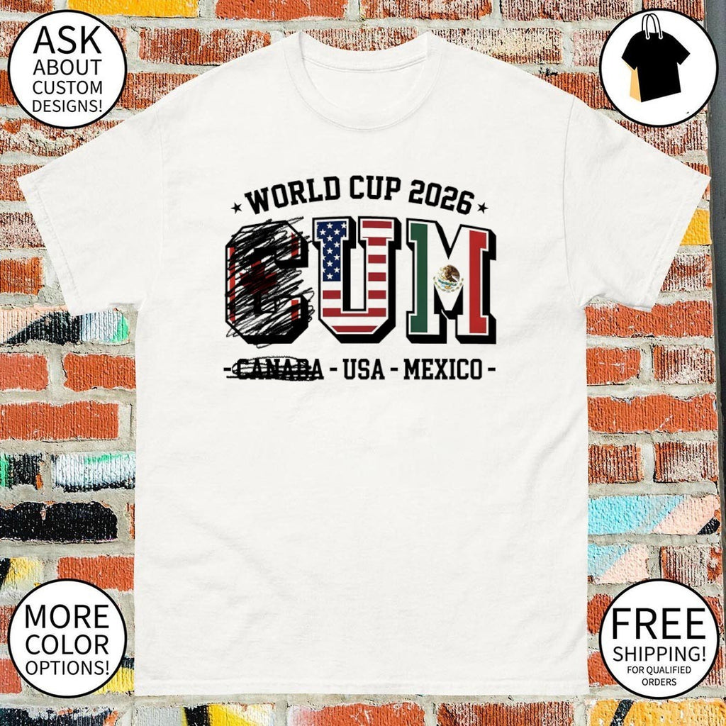 Canada eliminated World Cup 2026 UM Canada USA Mexico shirt