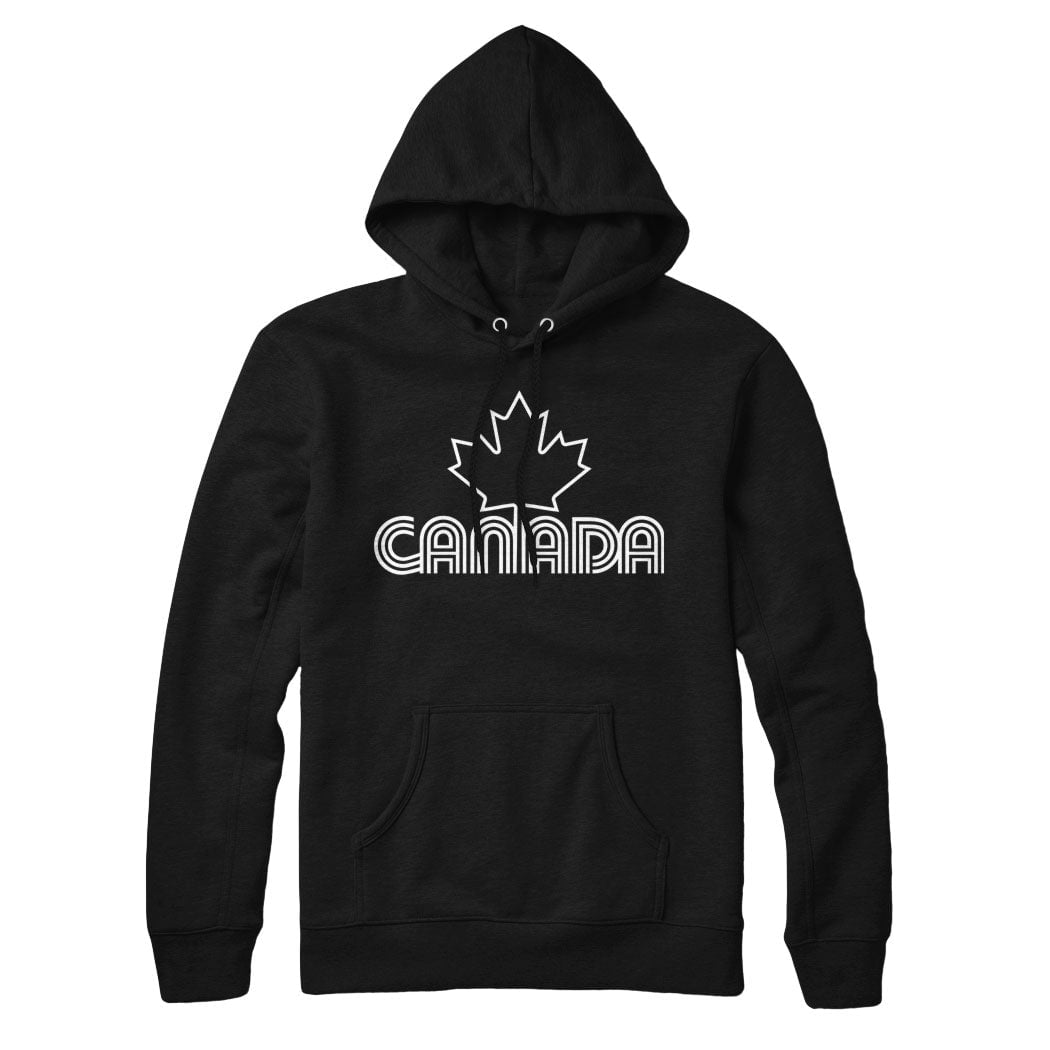 Canada Day Retro Design Sweatshirt and Hoodie
