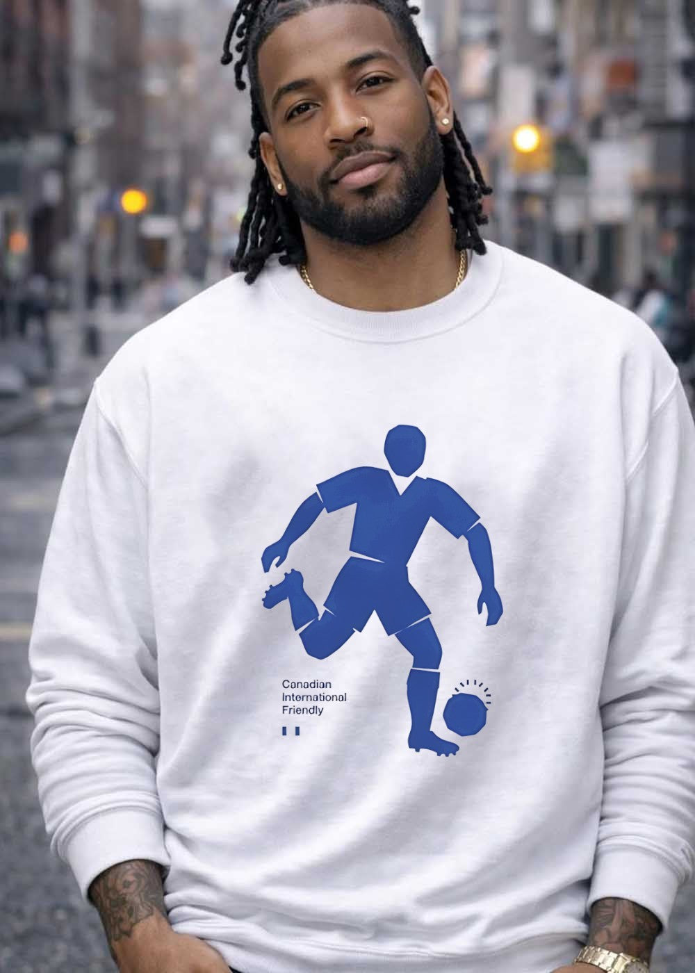 Canadian International Friendly Soccer Player Playing Shirt