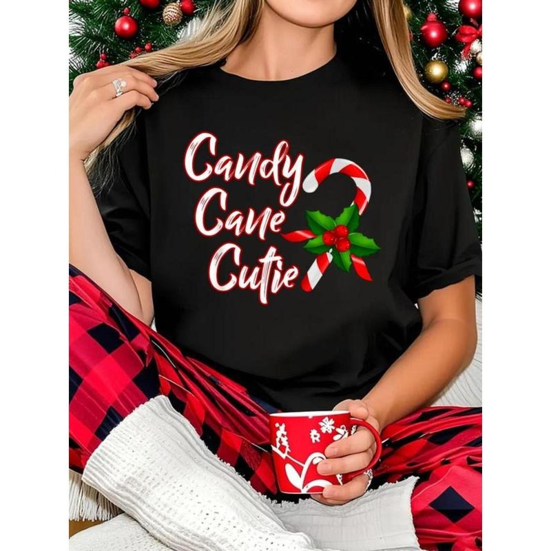 Candy Cane Cutie Funny Christmas Stocking Stuffer Holiday T-Shirt Hoodie, Sweatshirt | UrbanDripWear.com