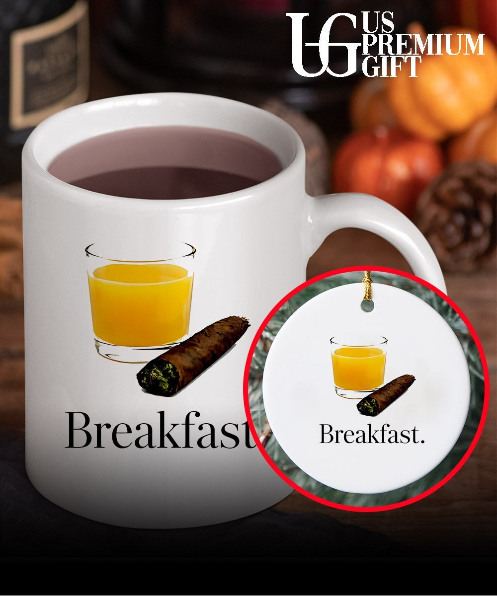 Cannabis Blunt and Orange Juice Breakfast shirt