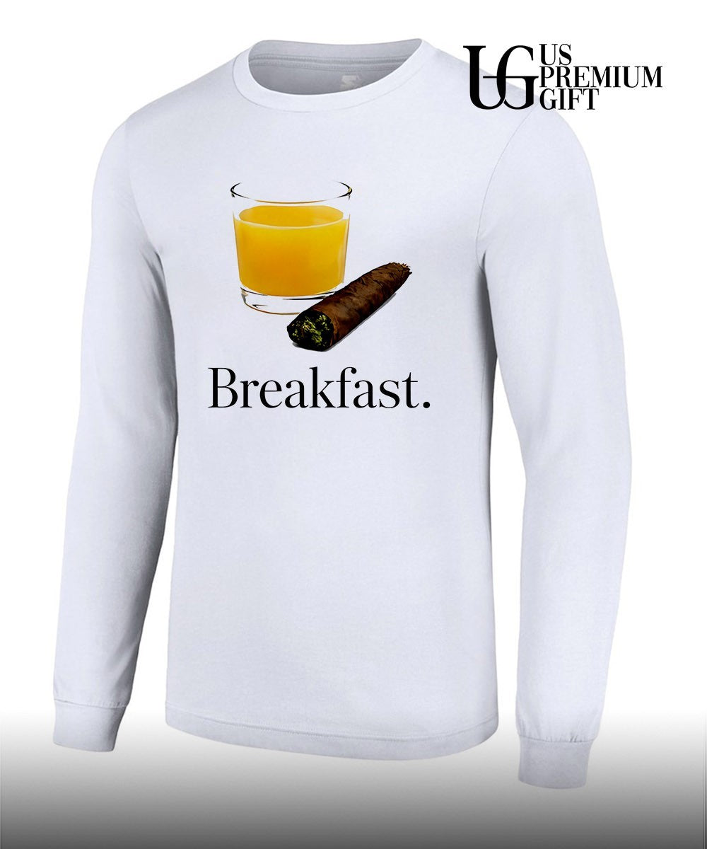 Cannabis Blunt and Orange Juice Breakfast shirt