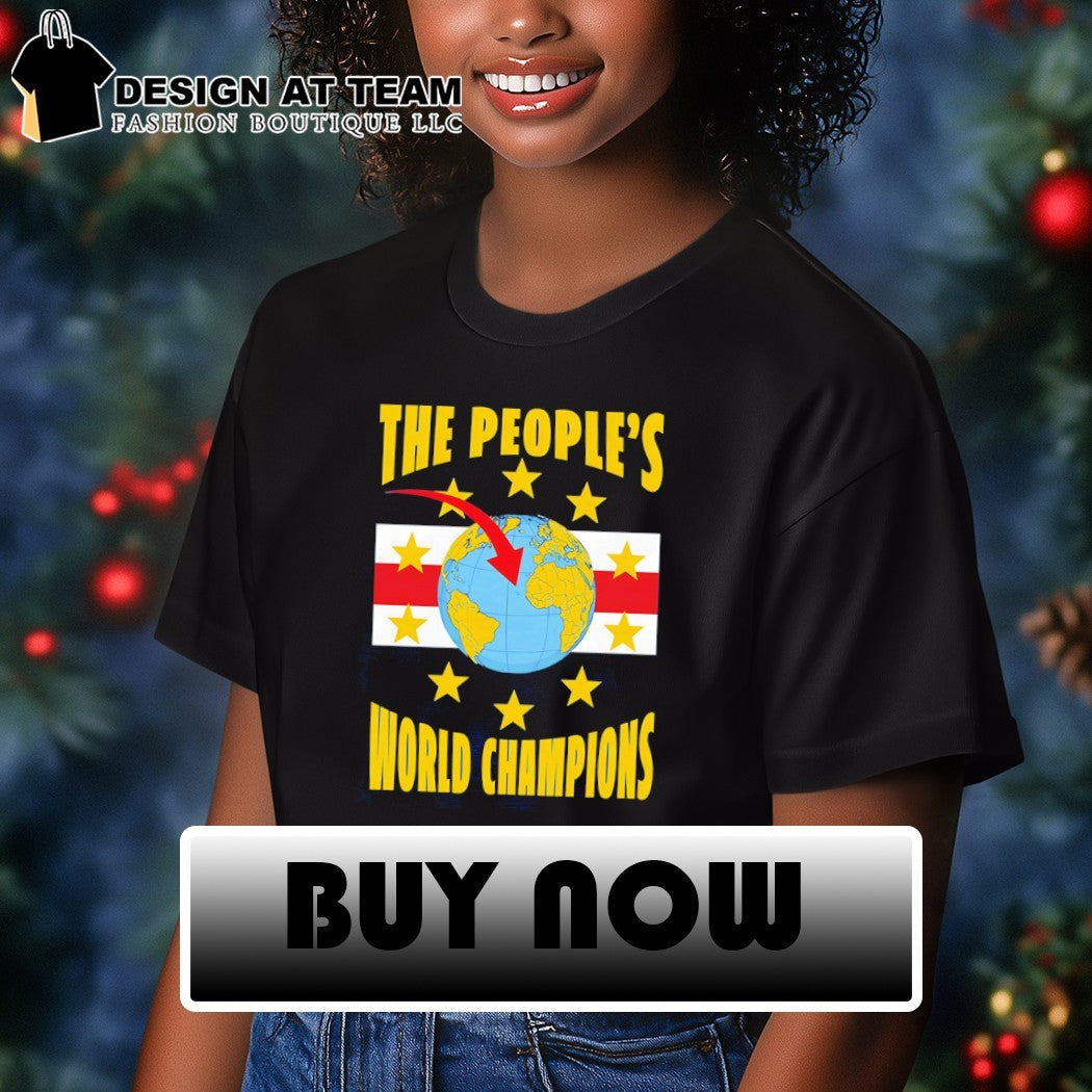 Cape Verde flag Earth The People’s World Champion 2026 shirt