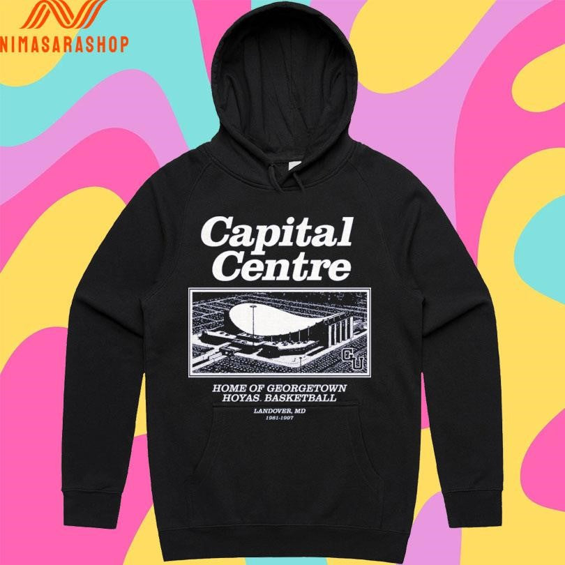 Capital Centre Home Of Georgetown Hoyas Basketball Landover Md 1981-1997 Shirts