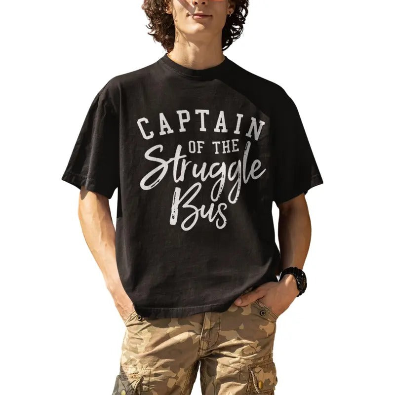 Captain Of The Struggle Bus T-Shirt Hoodie, Sweatshirt | UrbanDripWear.com