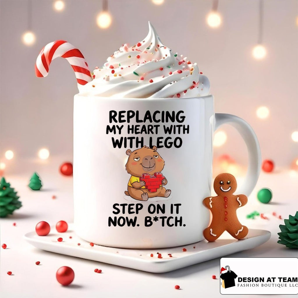 Capybara replacing my heart with with lego step on it now bitch shirt