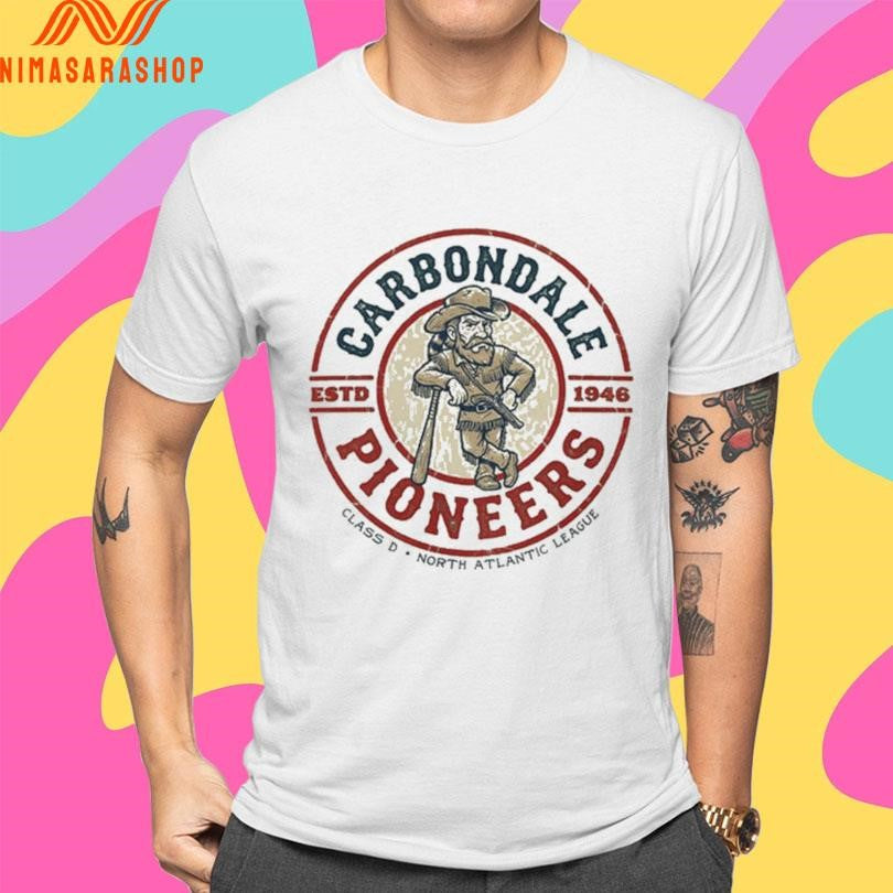 Carbondale Pioneers Baseball Estd 1946 Class D North Atlantic League Shirts