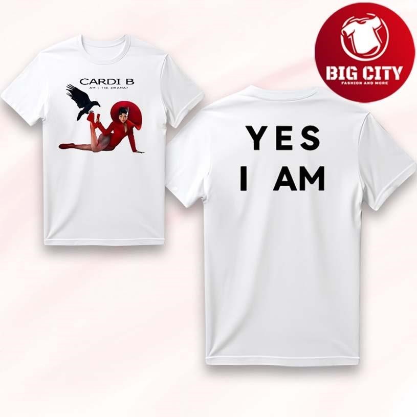 Cardi B Am I The Drama Album 2026 Two Sided Shirt