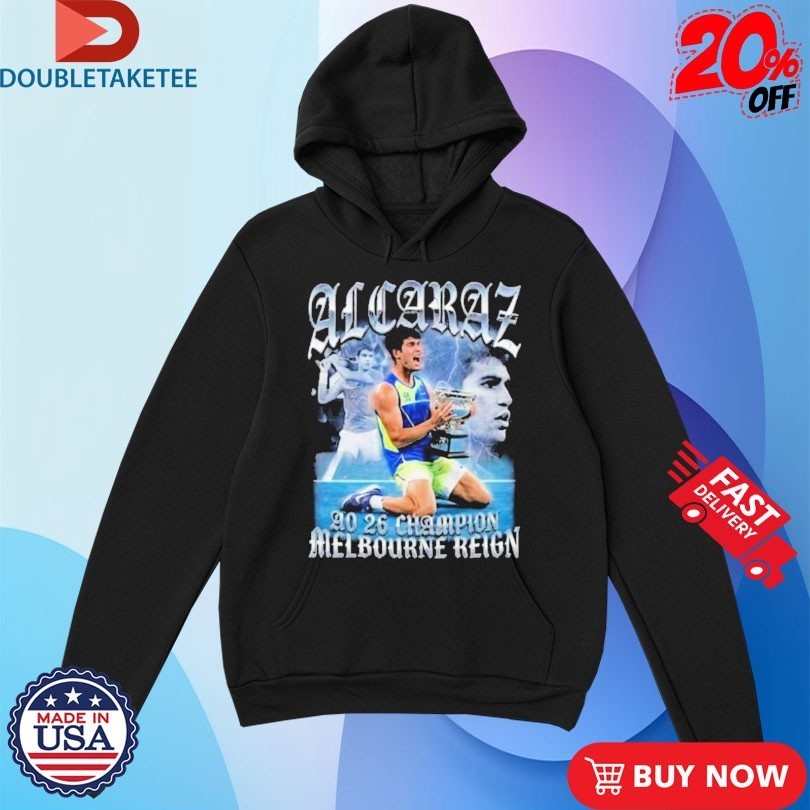 Carlos Alcaraz Top 1 World Tennis Player Australian Open 2026 Champion Career Grand Slam Completion Shirts