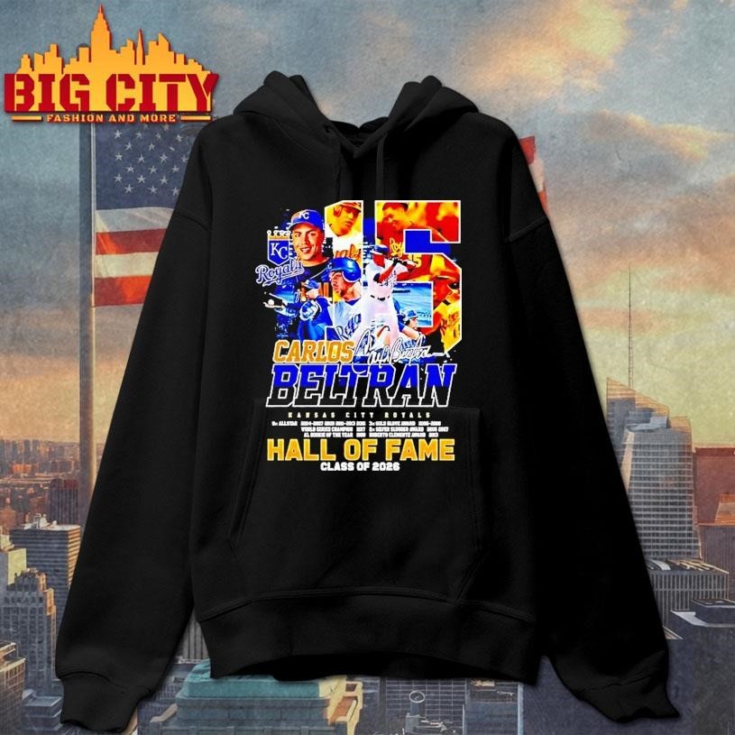 Carlos Beltran Hall Of Fame Class Of 2026 Kansas City Royals Shirt
