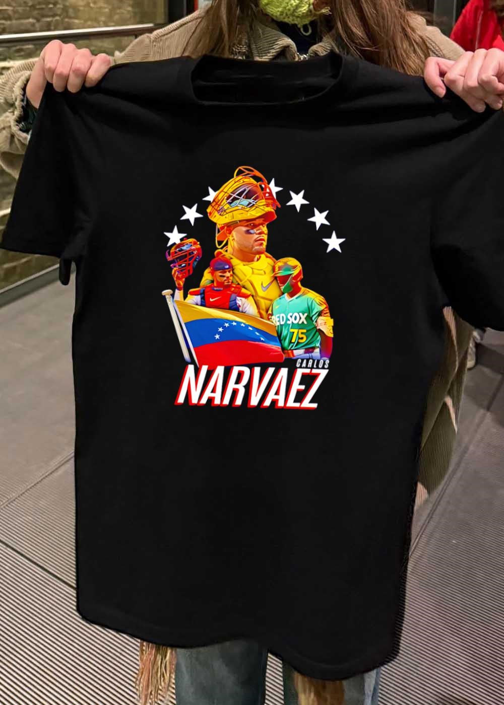 Carlos Narvaez Venezuelan Catcher Red Sox 75 T-Shirt