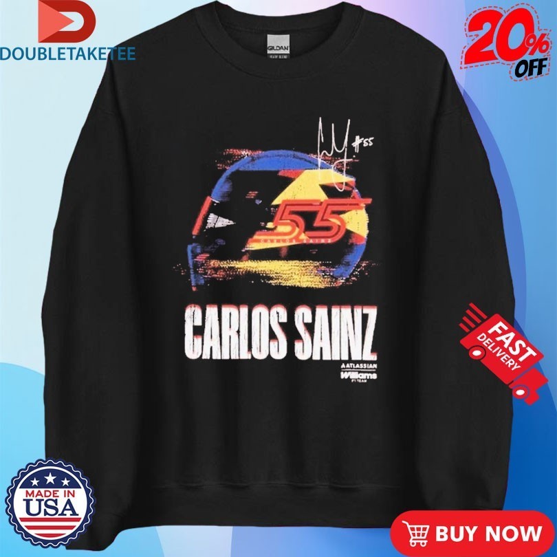 Carlos Sainz Kids Glitch Helmet Williams F1 Shirts