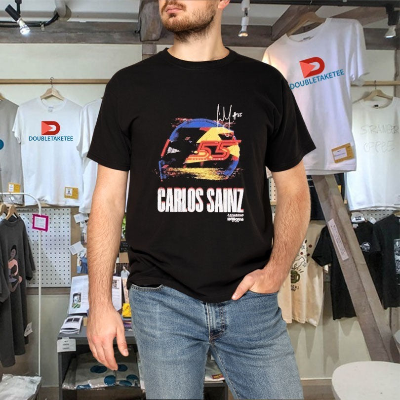 Carlos Sainz Kids Glitch Helmet Williams F1 Shirts