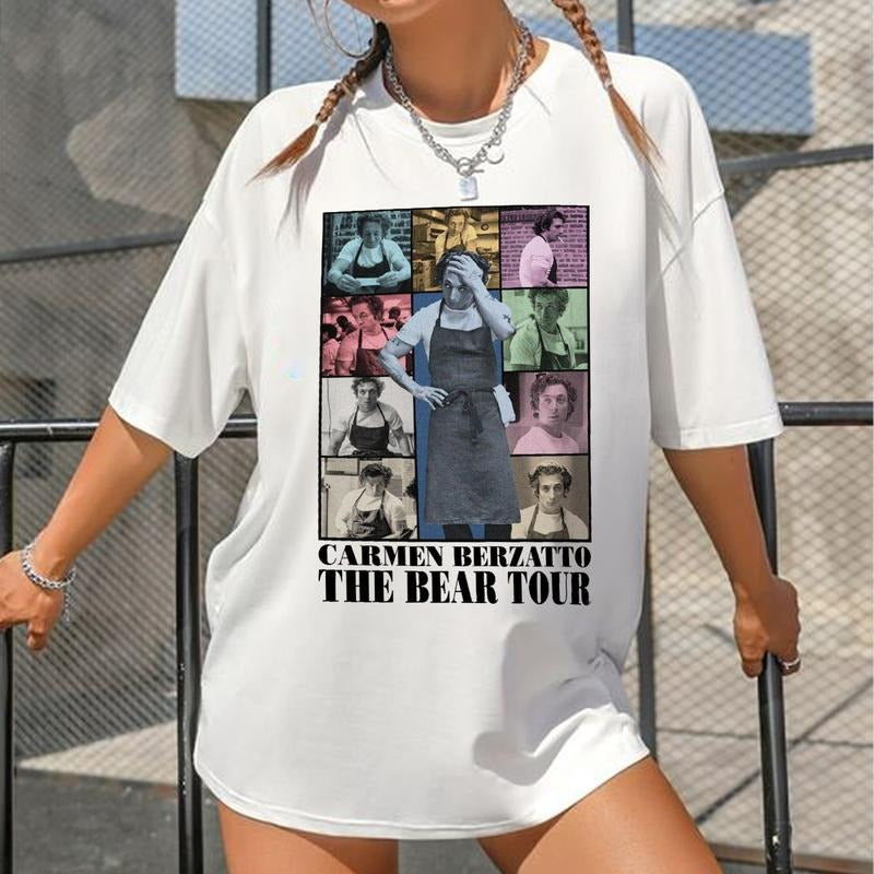 Carmy The Bear Tour T-Shirt Sweatshirt Hoodie Unisex Cotton Fabric Menswear Short | UrbanDripWear.com