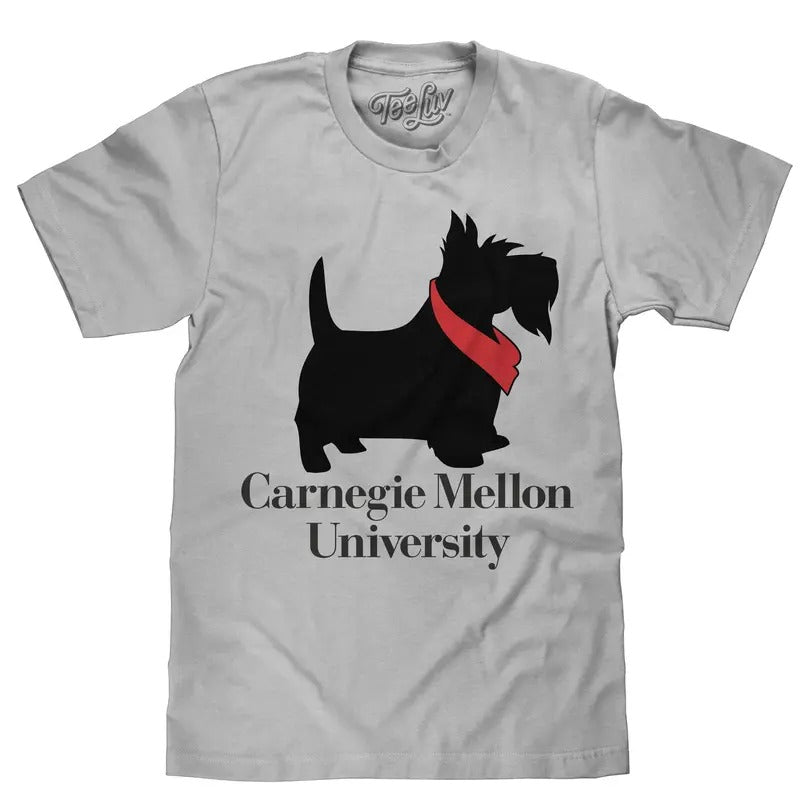 Carnegie Mellon University Scotty Dog T-Shirt - Gray Hoodie, Sweatshirt | UrbanDripWear.com