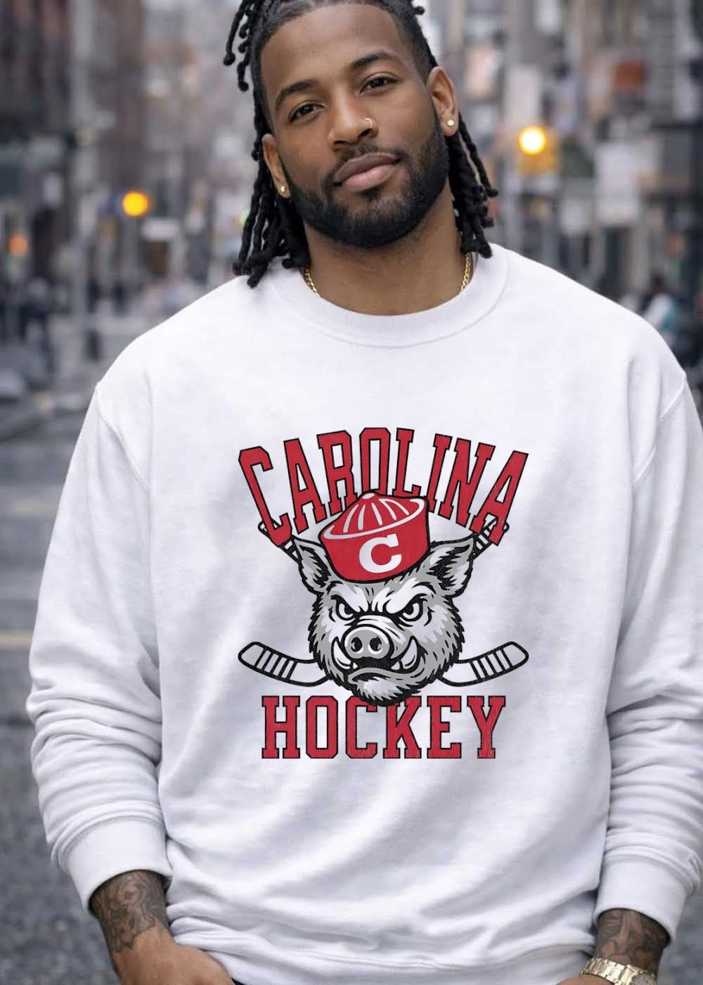Carolina Hockey Fan Apparel Carolina Hockey Mascot T-Shirt