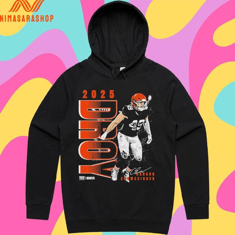 Carson Schwesinger Cleveland Browns 2025 Droy Shirts
