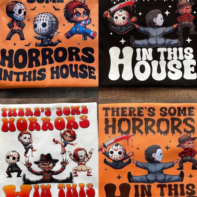 Cartoon Shirt, Hallowen Shirt,  Cute Fall Shirt, Spooky Seasonstyle{n002}2 Hoodie, Sweatshirt | UrbanDripWear.com