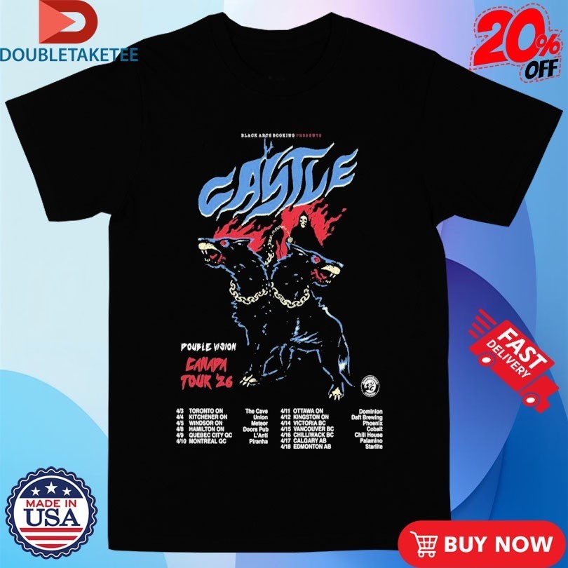 Castle Canada Tour 2026 Dates Shirts