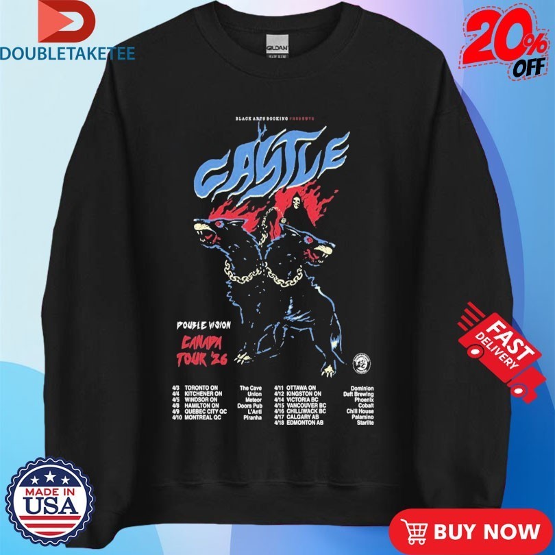Castle Canada Tour 2026 Dates Shirts
