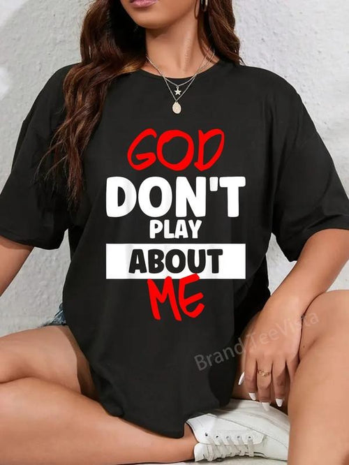 100% cotton Unisex Adults & T-Shirt - Black - Small - Short Sleeve - Modern/Casual - Letter Print