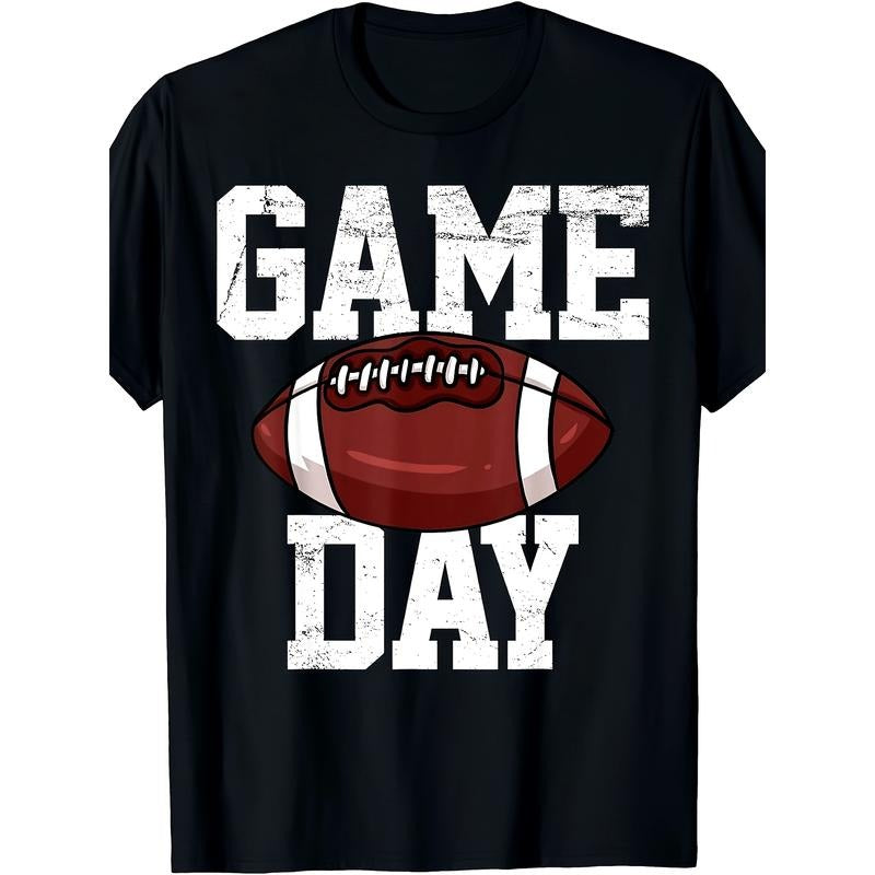 Casual And Comfortable Short Sleeve Football Player Vintage Gift Men's T-shirt