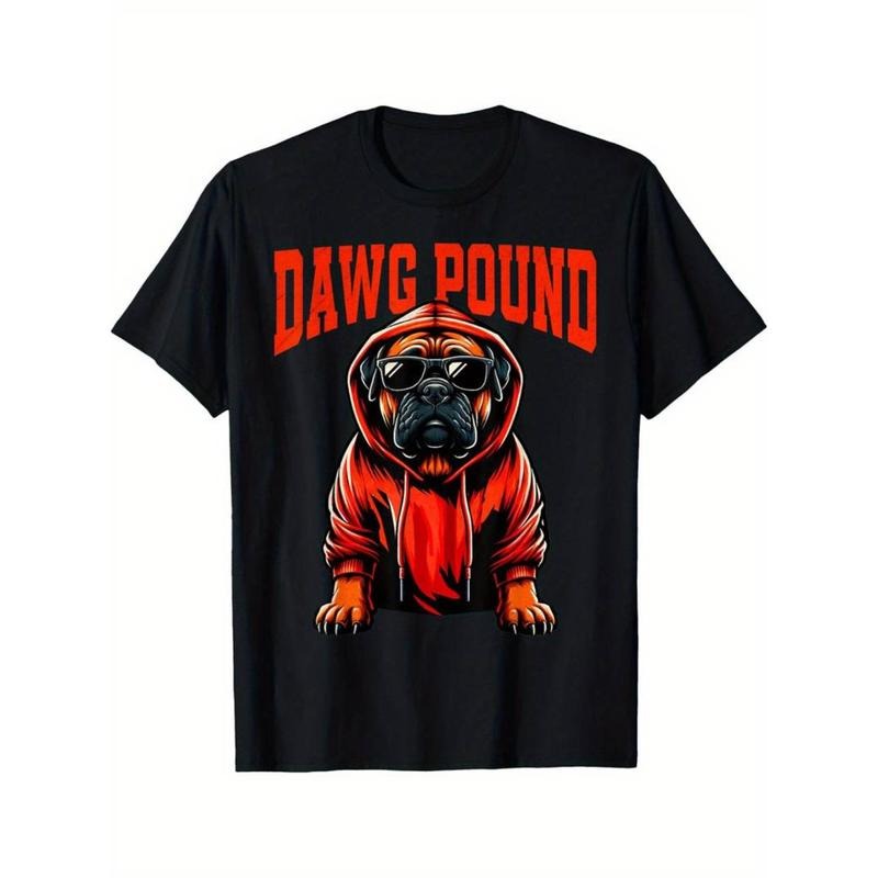 Casual T-shirt [Vintage DAWG Dog Pound Tee] Vintage DAWG Dog Pound T-Shirt