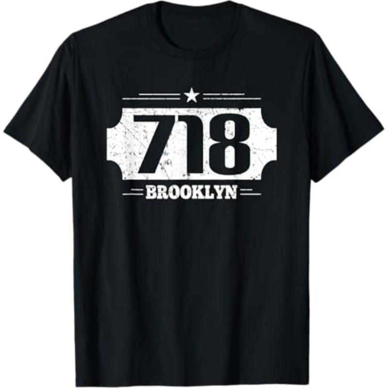 Casual T-shirt Area Code 718 Brooklyn T-Shirt Comfy Graphic Hoodie, Sweatshirt | UrbanDripWear.com
