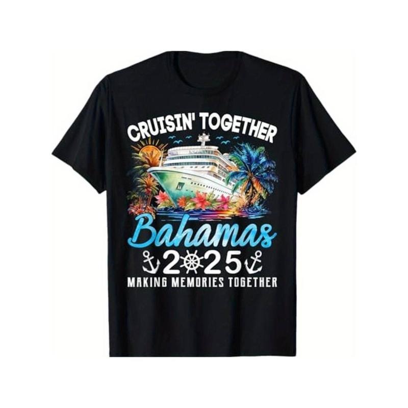 Casual T-shirt Bahamas Cruise 2025 Family Matching T-Shirt
