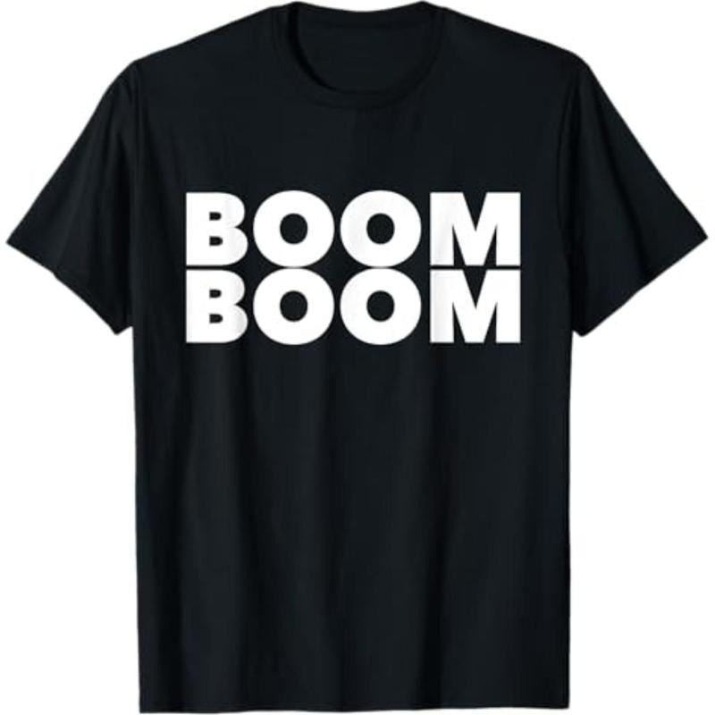 Casual T-shirt Boom Boom - Funny Sourcing Summit 2018 Shirt T-Shirt Graphic Graphic Tees Hoodie, Sweatshirt