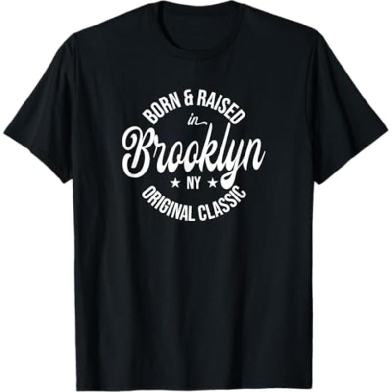 Casual T-shirt Born and Raised in Brooklyn T-Shirt Comfy Graphic Hoodie, Sweatshirt | UrbanDripWear.com