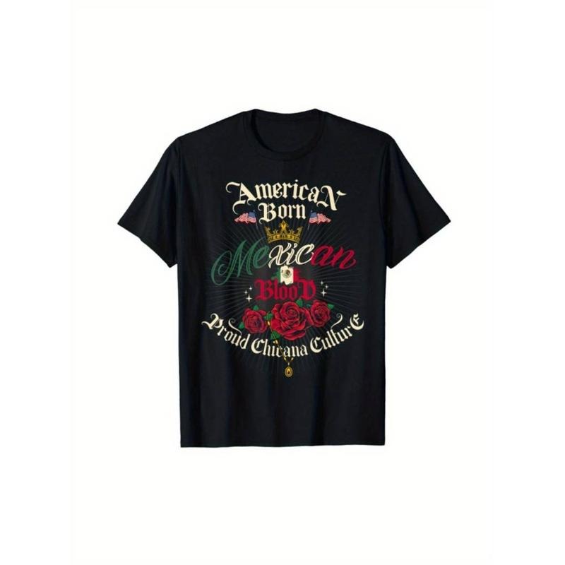 Casual T-shirt Chicana Style Women'S American Born Mexican Descent Chingona Casual Summer Graphic Hoodie, Sweatshirt