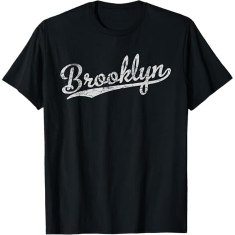 Casual T-shirt Cool Retro Vintage Brooklyn NY T-Shirt Menswear Top Hoodie, Sweatshirt | UrbanDripWear.com