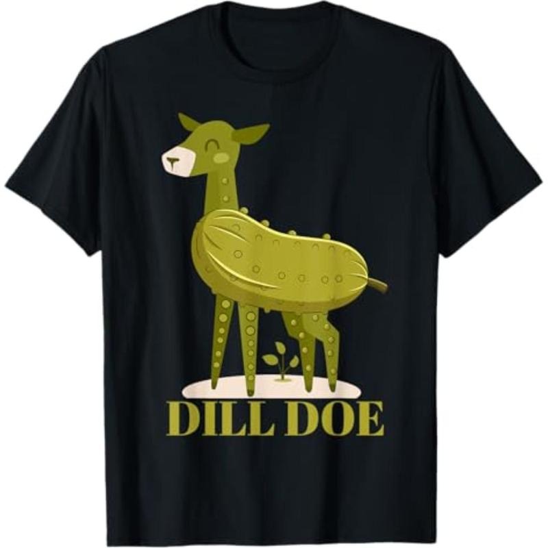 Casual T-shirt Dill Doe Funny Pickles T-Shirt Graphic Graphic Tees Hoodie, Sweatshirt | UrbanDripWear.com