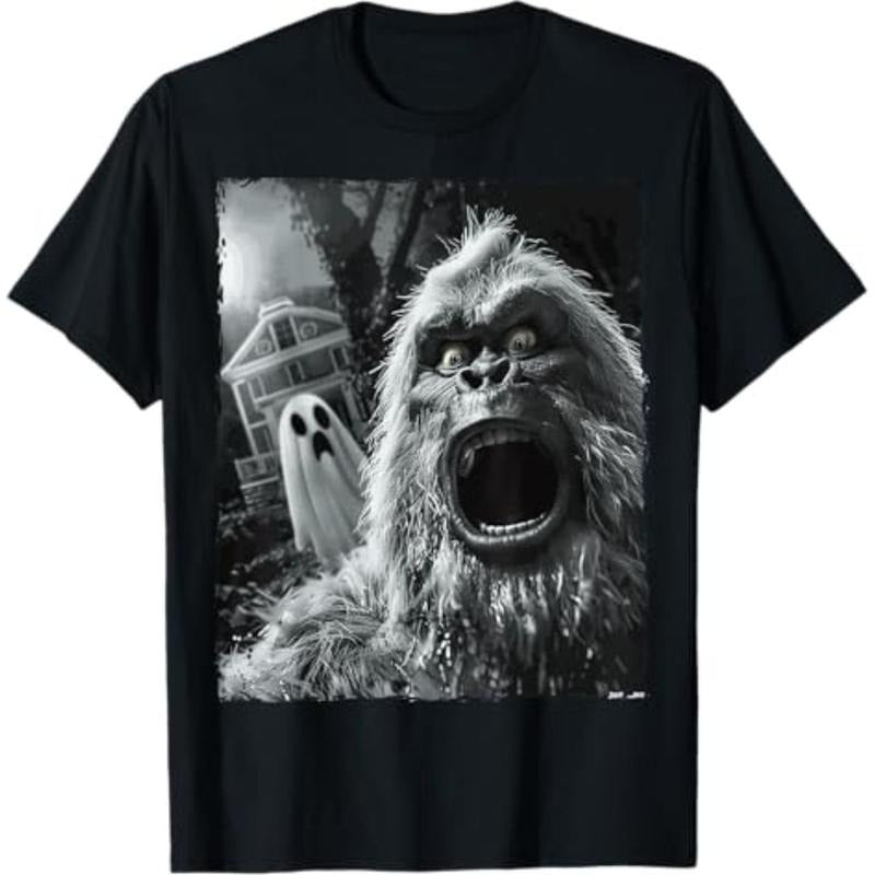 Casual T-shirt Funny Bigfoot Sasquatch Halloween T-Shirt Graphic Graphic Tees Hoodie, Sweatshirt | UrbanDripWear.com